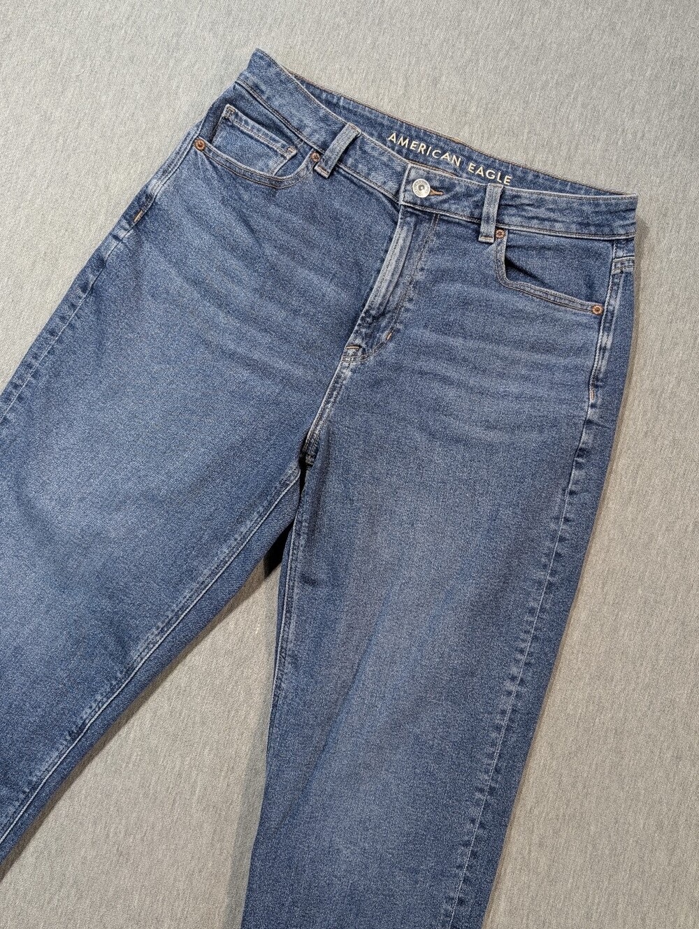American Eagle Stretch Mom Jeans Women's 8L Blue